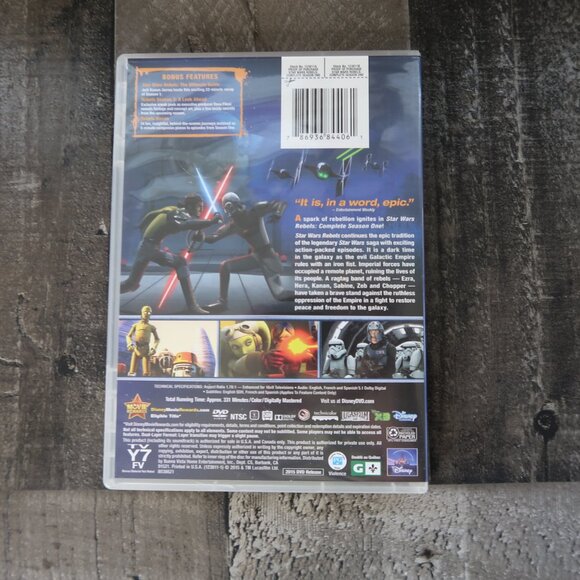 STAR WARS REBELS - The Complete First 1 One Season DVD 3 Disc Set - Picture 2 of 7